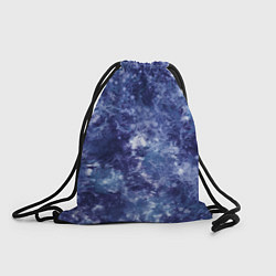 Рюкзак-мешок Абстракция - sea blue, цвет: 3D-принт