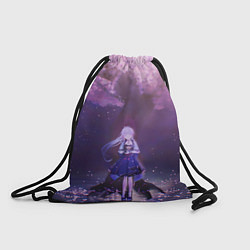 Рюкзак-мешок Genshin Impact Камисато Аяка, цвет: 3D-принт