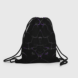 Рюкзак-мешок Фиолетовые трещины, цвет: 3D-принт