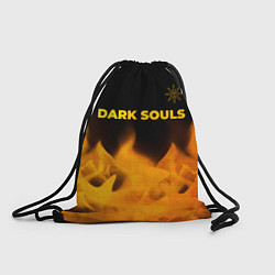 Рюкзак-мешок Dark Souls - gold gradient посередине, цвет: 3D-принт