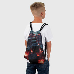 Рюкзак-мешок Гармония форм, цвет: 3D-принт — фото 2