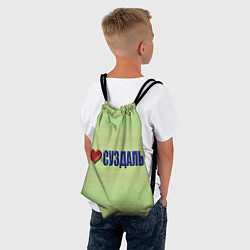 Рюкзак-мешок Я люблю Суздаль, цвет: 3D-принт — фото 2
