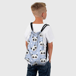 Рюкзак-мешок Милая мультяшная панда, цвет: 3D-принт — фото 2
