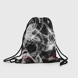 Рюкзак-мешок Серый дым узоры, цвет: 3D-принт