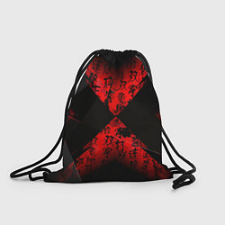 Рюкзак-мешок Иероглифы и текстуры, цвет: 3D-принт