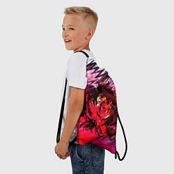 Рюкзак-мешок Танджиро и Незуко, цвет: 3D-принт — фото 2