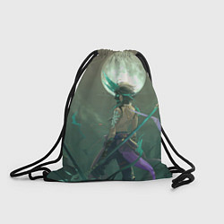 Рюкзак-мешок Genshin Impact Сяо Xiao, цвет: 3D-принт