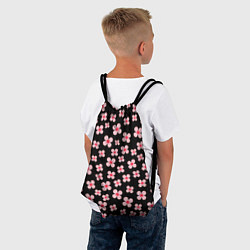 Рюкзак-мешок Pink clover, цвет: 3D-принт — фото 2