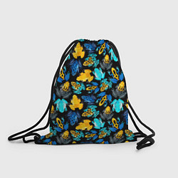 Рюкзак-мешок Тропические лягушки, цвет: 3D-принт
