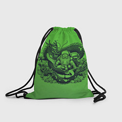 Мешок для обуви Дракон и Дед Мороз азиат