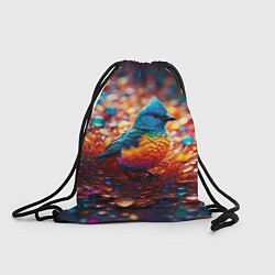 Рюкзак-мешок Птичка-Невеличка, цвет: 3D-принт