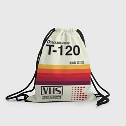 Рюкзак-мешок VHS ретро видеокассета, цвет: 3D-принт