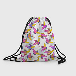 Рюкзак-мешок Разноцветный банан, цвет: 3D-принт