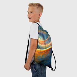 Рюкзак-мешок Космические завихрения, цвет: 3D-принт — фото 2
