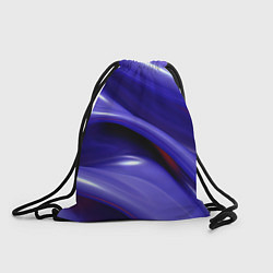 Рюкзак-мешок Фиолетовые абстрактные волны, цвет: 3D-принт