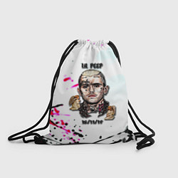 Рюкзак-мешок Lil peep rap band, цвет: 3D-принт