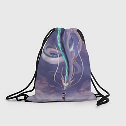 Рюкзак-мешок Унесенные призраками- дракон и девочка, цвет: 3D-принт