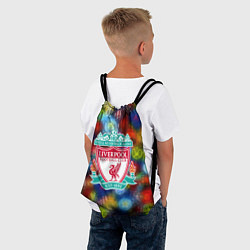 Рюкзак-мешок Liverpool все logo неон, цвет: 3D-принт — фото 2