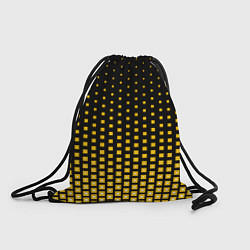 Рюкзак-мешок Жёлтые квадраты, цвет: 3D-принт