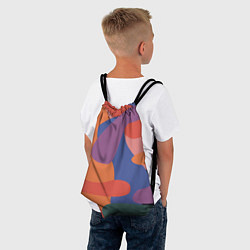 Рюкзак-мешок Цветные кляксы, цвет: 3D-принт — фото 2