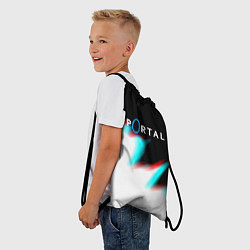 Рюкзак-мешок Portal game blink color, цвет: 3D-принт — фото 2