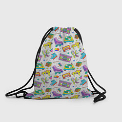 Рюкзак-мешок Ностальгия 90 ретро, цвет: 3D-принт