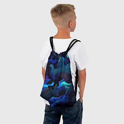 Рюкзак-мешок Камуфляж из разноцветных красок, цвет: 3D-принт — фото 2