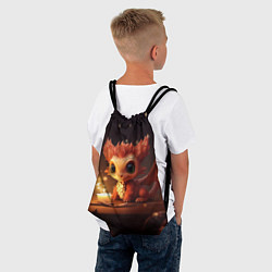Рюкзак-мешок Дракон великолепный звездоцап, цвет: 3D-принт — фото 2