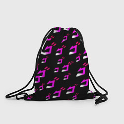 Рюкзак-мешок JoJos Bizarre neon pattern logo, цвет: 3D-принт