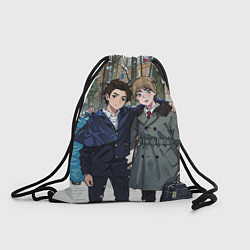 Рюкзак-мешок Марат и Андрей аниме арт, цвет: 3D-принт