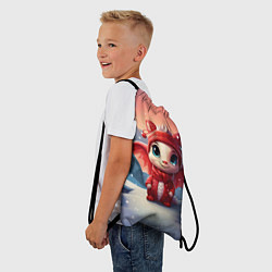 Рюкзак-мешок Новогодний дракон 2024 год, цвет: 3D-принт — фото 2