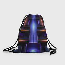 Рюкзак-мешок Объемная неоновая конструкция, цвет: 3D-принт