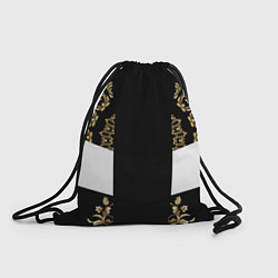 Рюкзак-мешок Золотые узоры, цвет: 3D-принт
