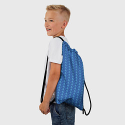 Рюкзак-мешок Зигзаг с уголочкам, цвет: 3D-принт — фото 2