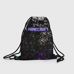 Мешок для обуви Minecraft брызги красок неон