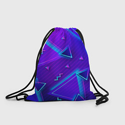 Рюкзак-мешок Neon Pattern colored, цвет: 3D-принт