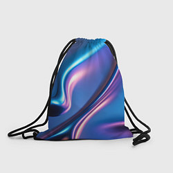 Рюкзак-мешок Сплав металла голографический, цвет: 3D-принт