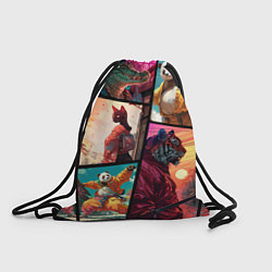 Рюкзак-мешок Animal GTA, цвет: 3D-принт