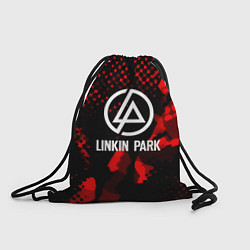 Мешок для обуви Linkin park краски текстуры