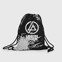 Рюкзак-мешок Linkin park logo краски текстура, цвет: 3D-принт