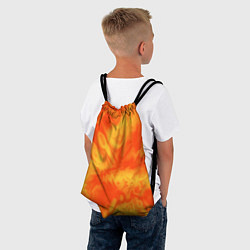 Рюкзак-мешок Солнечный огонь абстракция, цвет: 3D-принт — фото 2