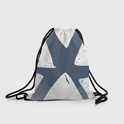 Рюкзак-мешок Абстрактный геометрический узор, цвет: 3D-принт