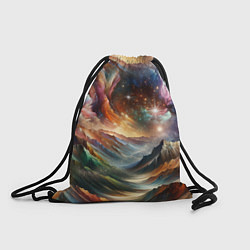 Рюкзак-мешок Горы и блеск, цвет: 3D-принт