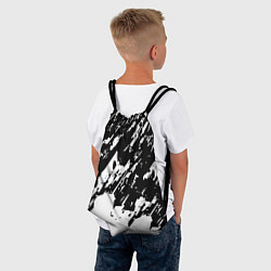 Рюкзак-мешок Просто краски штрихи, цвет: 3D-принт — фото 2