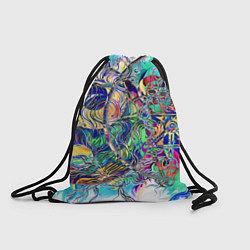 Рюкзак-мешок Сплетенные круги Инь Ян, цвет: 3D-принт