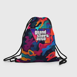 Мешок для обуви Gta лого камуфляж кислотные кляксы