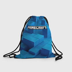 Мешок для обуви Minecraft синие плиты