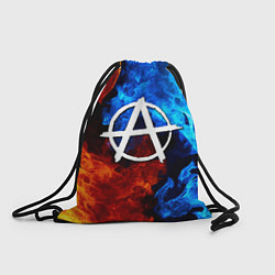 Рюкзак-мешок Анархия битва огней, цвет: 3D-принт