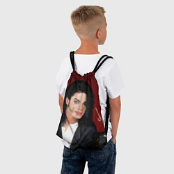 Рюкзак-мешок Michael Jackson с пантерой и автографом, цвет: 3D-принт — фото 2