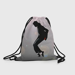 Рюкзак-мешок Майкл Джексон под прожекторами - с автографом, цвет: 3D-принт
